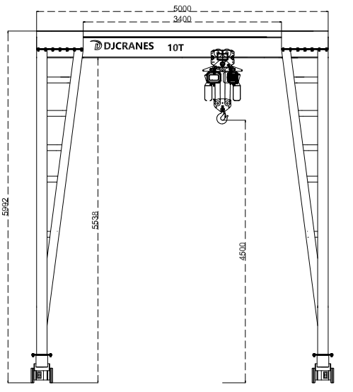 10 ton portable gantry crane drawing.png